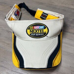 NASCAR Nextel Cup Series Yellow & Black Adjustable Visor By ISC